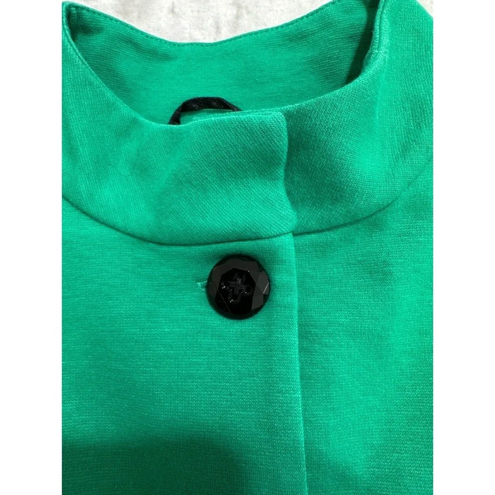 Gymboree Pea Coat‎ Girls Size 5/6 Green Button Up Pockets Spring Lined EUC